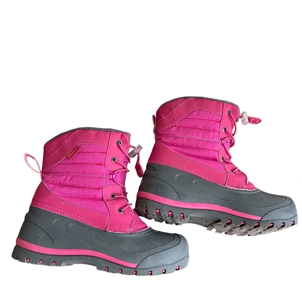 Northside Pink & Gray  Fuchsia/ Coral 3M Thinsulate Insulation Snow/Winter Boots